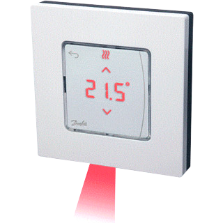 Danfoss Icon Kamerthermostaat, Draadloos met batterijvoeding, infrarood vloersensor